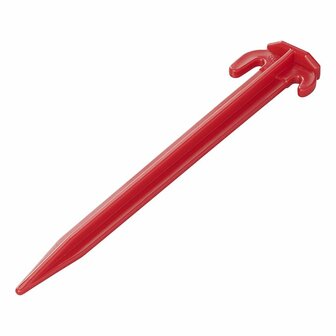 Picchetto per tenda 19cm plastica 6 pezzi in sacchetto di plastica