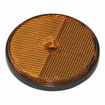 Riflettore arancione 80mm montaggio a vite 2 pezzi