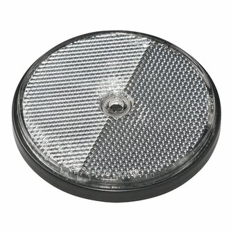 Riflettore bianco 80mm montaggio a vite 2 pezzi