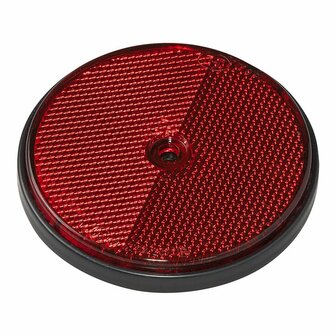 Riflettore rosso 80mm montaggio a vite 2 pezzi