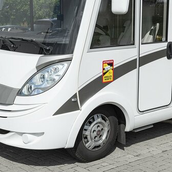 Adesivo Attenzione Angoli Morti!camper