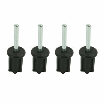 Tappo superiore 22mm con perno 4 pezzi