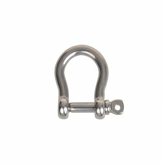 Chiusura arpa corta 6mm  acciaio inox A4 AISI 316  1.500 daN