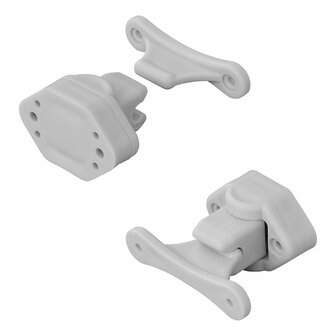 Fermaporta grigio con cerniera per roulotte camper