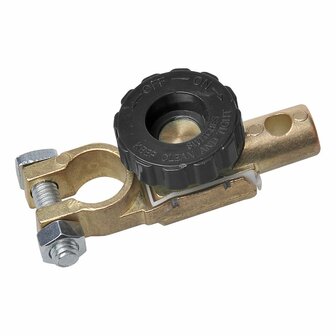 Morsetto terminale batteria (-) 17 5 mm con interruttore automatico