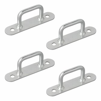 Occhiello rettangolare 36mm 4 pezzi