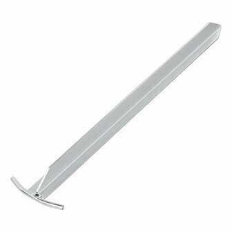 Picchetto per tenda 40 cm in acciaio zincato profilo a T