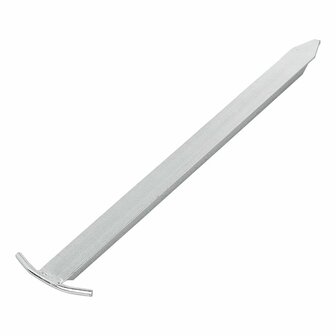 Picchetto per tenda 40 cm in acciaio zincato profilo a T