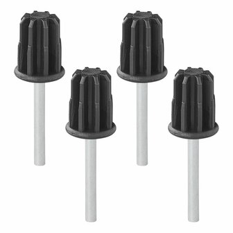 Tappo superiore 25mm con perno 4 pezzi
