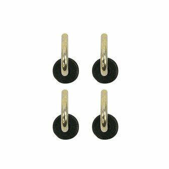 Tappo tenda 22mm con gancio tondo 4 pezzi