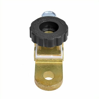 Morsetto terminale batteria (-) con interruttore automatico piatto