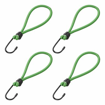 Gancio in metallo con anello elastico per rete rimorchio tenda telone 4 pezzi