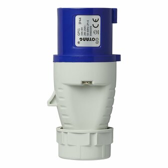 Spina CEE 16A alloggiamento smontabile blu bianco