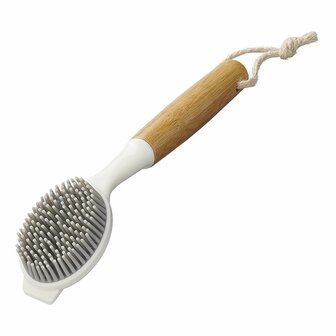 Pennello per piatti in silicone 24 5 cm di diametro 7 cm x 5 cm bamb&ugrave;