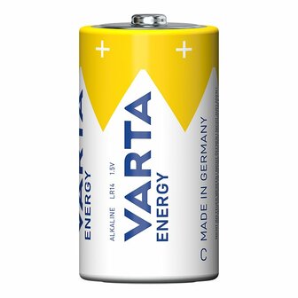 Batterie alcaline Varta Energy C 2 pezzi