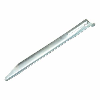 Picchetto per tenda 22cm in metallo semitondo 10 pezzi in sacchetto di plastica