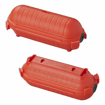 Scatola di sicurezza per collegamenti a spina Schuko rossa