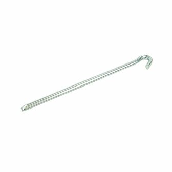 Picchetto da roccia 23cm metallo triangolare 6 pezzi in sacchetto di plastica
