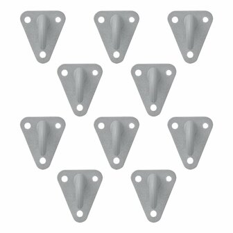 Gancio per corda in plastica 45x39mm 10 pezzi