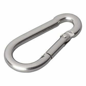 Moschettone in acciaio inox 5x50mm 2 pezzi