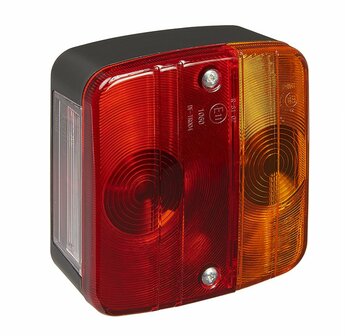Fanale posteriore 4 funzioni 98x104mm incl. lampadine