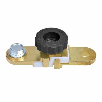 Morsetto terminale batteria (-) con interruttore automatico piatto