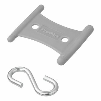 Gancio con gancio a S per binario tenda 5 6mm e 7 8mm - set da 6 pezzi