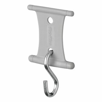 Gancio con gancio a S per binario tenda 5 6mm e 7 8mm - set da 6 pezzi