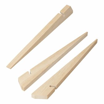 Picchetto per tenda 30cm legno 4 pezzi in sacchetto di plastica