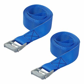 Cinghia di tensione blu con sgancio rapido 2x 2 5 metri