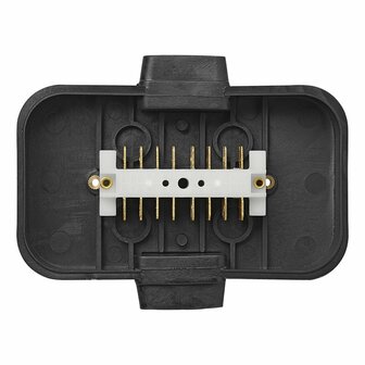 Scatola di collegamento cavi in ??plastica 8x4-pin connessioni direzione longitudinale