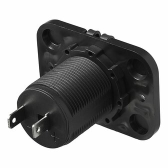 Presa accendisigari da incasso 12V 24V con tappo di tenuta