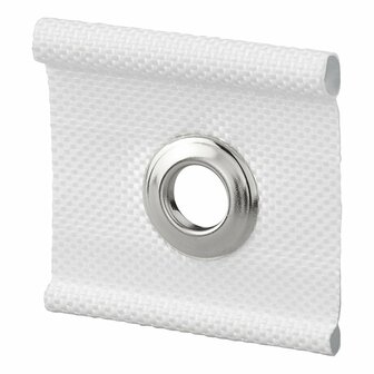 Gancio con occhiello per binario tenda 5 6mm e 7 8mm - set da 6 pezzi
