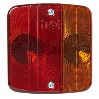 Fanale posteriore 4 funzioni 98x104mm incl. lampadine