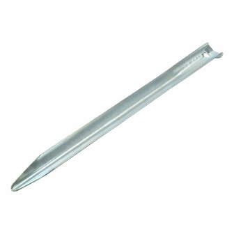 Picchetto per tenda 30cm in metallo semitondo 10 pezzi in sacchetto di plastica