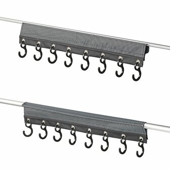 Appendiabiti universale con tendine e velcro