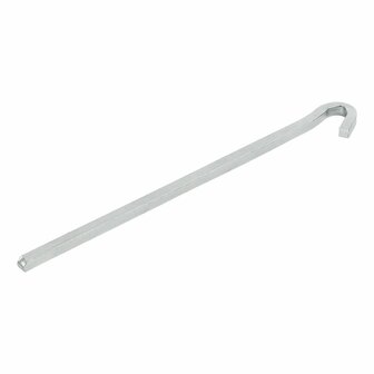 Piolo da roccia 22cm quadrato in metallo 6 pezzi in sacchetto di plastica