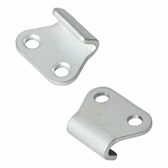 Gancio in metallo - set da 10 pezzi su cartoncino