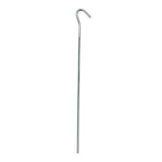 Picchetto per tenda 25cm in metallo con occhiello aperto 10 pezzi in sacchetto di plastica