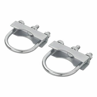Staffa a U rotonda 60 70mm per morsetto ruota anteriore - set da 2 pezzi
