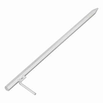 Picchetto da terra 50 cm in acciaio zincato con gancio a L