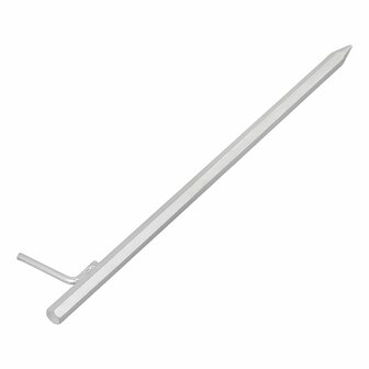 Picchetto da terra 50 cm in acciaio zincato con gancio a L
