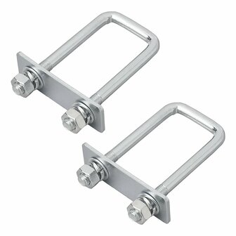 Staffa a U angolare 40mm - set da 2 pezzi