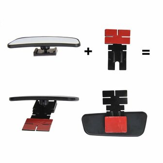 Specchietto per angolo cieco rettangolare - set da 2 pezzi