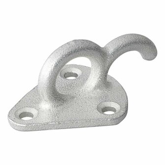 Gancio per corda in metallo con occhiello 70x45mm 5 pezzi
