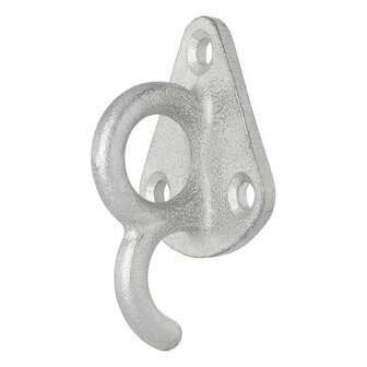 Gancio per corda in metallo con occhiello 70x45mm 5 pezzi