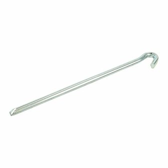 Picchetto da roccia 30cm metallo triangolare 6 pezzi in sacchetto di plastica