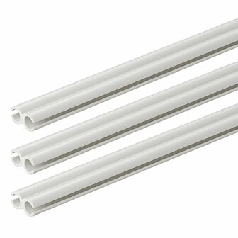 Binario tenda doppia 80 cm - set da 3 pezzi
