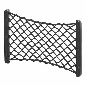 Rete portaoggetti elastica 24x18cm con telaio in plastica NS-8