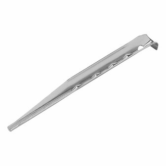 Picchetto per tenda 18 5 cm in alluminio rigato 6 pezzi in sacchetto di plastica